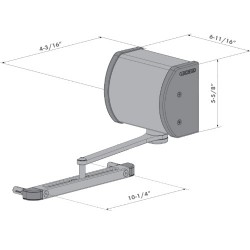 Locinox Panther Hydraulic Gate Closer