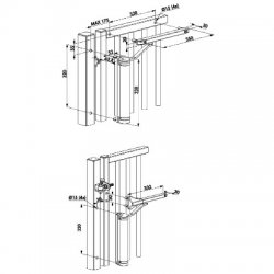 Locinox Lion Hydraulic Gate Closer