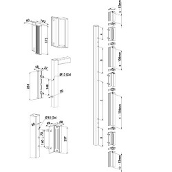 Locinox N-Line Mag Kit 3000 For Swing Gates
