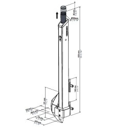 Locinox Guardima Magnetic Gate Latch For Single Gates