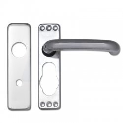 Plate Mounted Aluminium Lever Furniture