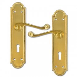 Georgian Shaped Door Handle Lever Furniture