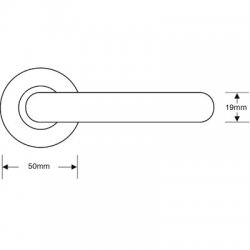 Round Rose Aluminium Spring Lever Furniture