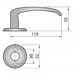 Assa 640 Classic Unsprung Lever Furniture