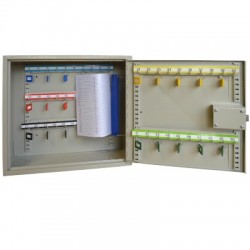 50 Hook Digital Self Closing Cabinet For Padlocks or Key Bunches