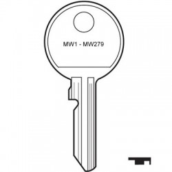 Argosy Locking Garage Handle Key MW