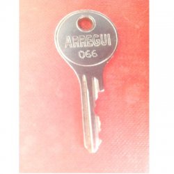 Arregui Post Box Keys Single Sided