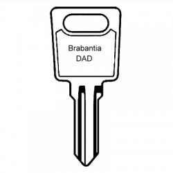 DAD Brabantia Post Box Key 301-500