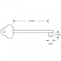 Asto Wardrobe Key