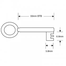 Ringbow Wardrobe Key