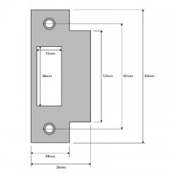 Wilka 1026088 Strike To Suit 138F Sashlocks