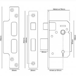 Asec 5 Lever Sashlock