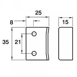 Budget Lock Angled Plate