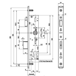 BKS B-1821 panic lock