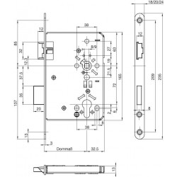 BKS 05150 Bathroom Lock