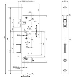 GU BKS B1315 Roller Latch Mortice Sashlock