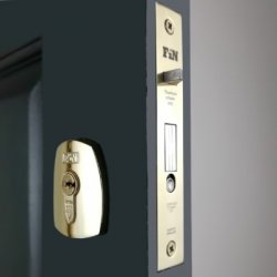 FinBolt Lock Case with Standard Escutcheon