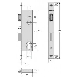 Jansen 555.736 Sashlock