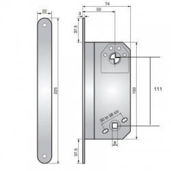 Scandinavian Module 50mm Hook Bolt