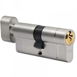Vital 6 Pin Key & Turn Euro Dual Finish Snap Resistant Cylinder