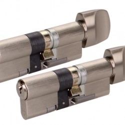 Evva EPSnp Keyed Alike Pair Key & Turn Euro Cylinder 6 Keys