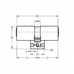 Kaba Double Cylinder KV515