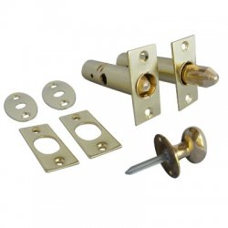 Mortice Door Bolt and Turn Knob Pair