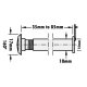 Chameleon Adjustable 160° Degree Door Viewer