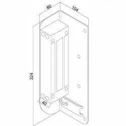 Gatemaster EMGK Gate Maglock System