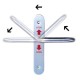 Universal Radar Toilet Door Lock