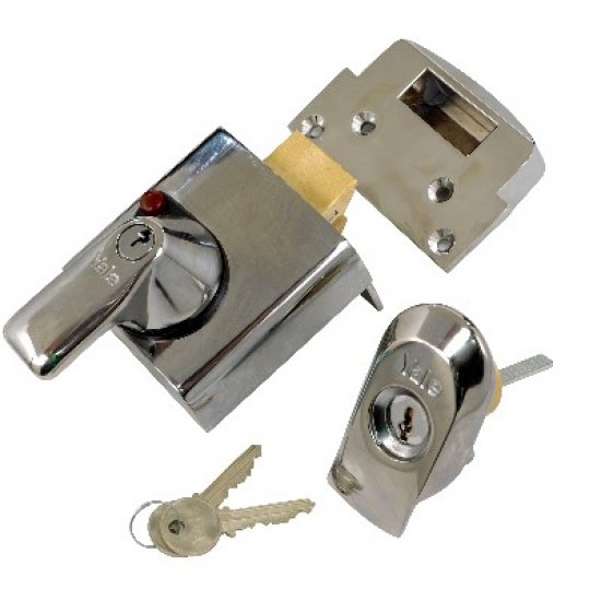 Yale Bs1 British Standard Nightlatch Lock 60mm Backset Chrome BS 3621 for sale online