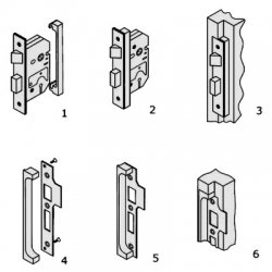 Union 2942 Rebate To Suit L2349 Nightlatches