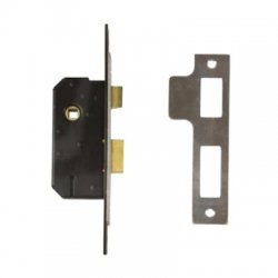 Willenhall Locks M3 5 Lever Mortice Door Sashlock 50mm Brass Keyed Alike L11428 