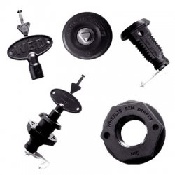 Wheelie Bin Direct Lid Locking System