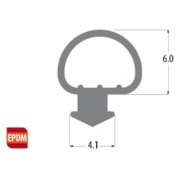 Epdm 6mm Bubble Seal Gasket To Suit UPVC Doors & Windows