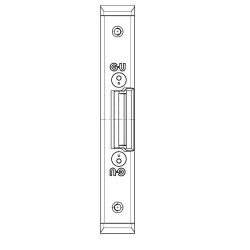 GU Centre Keep U26 x 6mm With 12mm Axis To Suit Secury Panic E