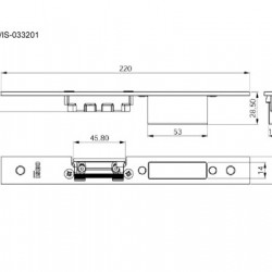 Iseo Electronic Multipoint Lock Strike Plates