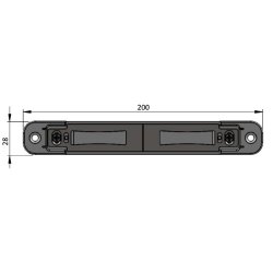 Ingenious 1143 Composite Door Twin Hook Keep