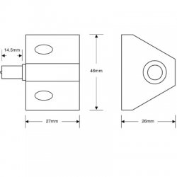 Asec Patio Push Lock