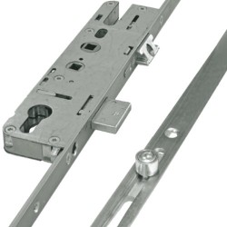 Elite Standard Lever Operated Latch & Deadbolt Twin Spindle Designed To Accept Optional Shootbolts - 4 Roller