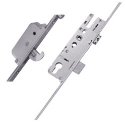 Elite Compact Lever Operated Latch & Deadbolt Twin Spindle Designed To Accept Optional Shootbolts - 2 Hook 4 Roller