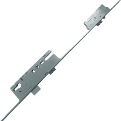Elite Key Wind Locking Lever Operated Latch & Deadbolt Single Spindle 20mm Faceplate - 2 Deadlocking Latch Bolts