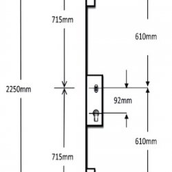 Era 6635 2 Hook 2 Roller Split Spindle 16mm Faceplate