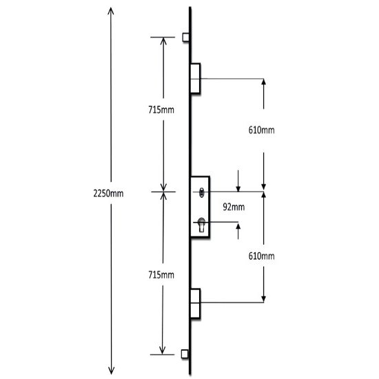 Era 6635 2 Hook 2 Roller Split Spindle 16mm Faceplate