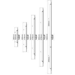 Maco Inline Espag Rod 20mm Backset