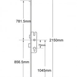 GU Fercomatic Automatic Latch & Deadbolt - 2 Roller