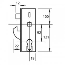 Era Invincible Split Spindle Hook Centre Case Gearbox