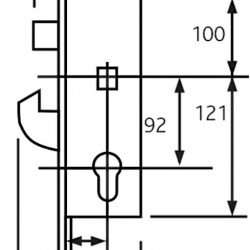 Era Old BS Fortress Hook & Latch Split Spindle Gearbox