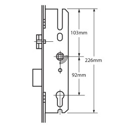 Asec Copy MK3 Maco GTS 35mm Gearbox Only