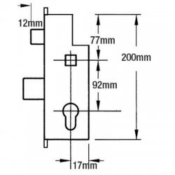 Mila Evolution Lockcase - Lift Lever